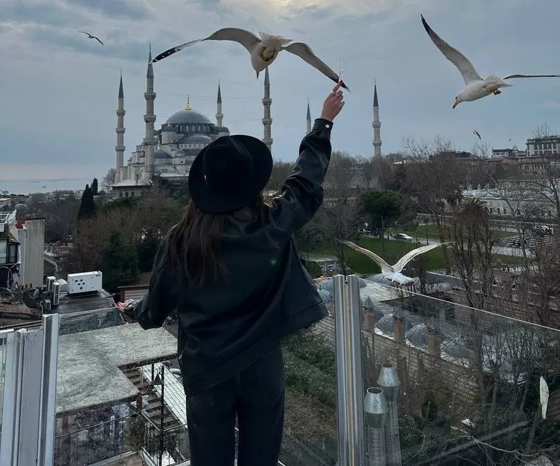 Наши туристы в Стамбуле